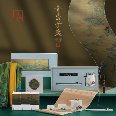 快客杯一壶两杯简约家用便携户外泡茶旅行茶具套装高档礼盒装送礼