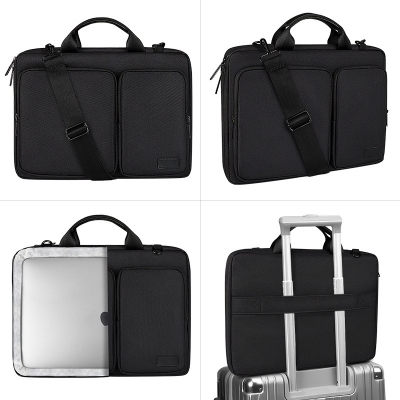 手提电脑包苹果macbook单肩包华为pro15寸16.1寸笔记本内胆包