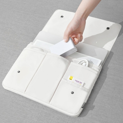 笔记本内胆包多隔层手拿ipad收纳包防水翻盖电脑包pro131516寸