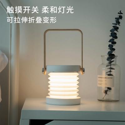 创意学生卧室学习台灯北欧护眼床头摆件迷你宿舍灯笼灯批发