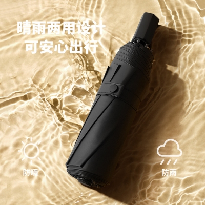 三折手动双层伞8骨雨伞男士商务伞加印logo雨伞广告伞