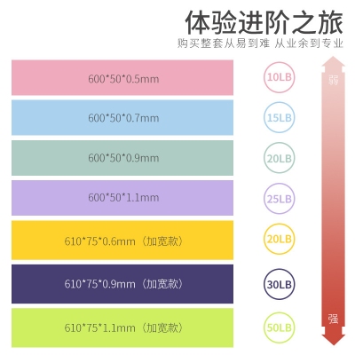瑜伽弹力带女运动健身拉力带臀部拉伸翘臀训练健身器材乳胶阻力带