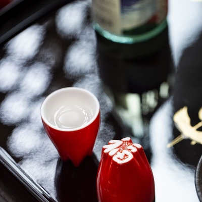 字器汉字五福酒杯礼盒茶具套装实用商务礼品
