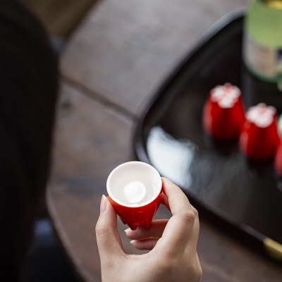 字器汉字五福酒杯礼盒茶具套装实用商务礼品