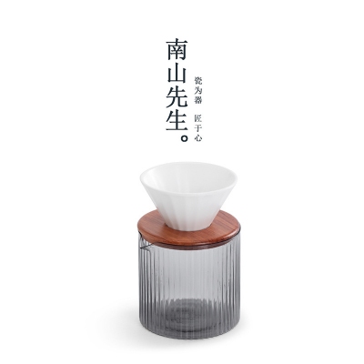 南山先生便携手冲咖啡具套装陶瓷家用手冲壶滴漏式过滤杯咖啡器具