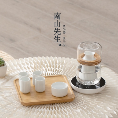 南山先生温酒器白酒杯家用烫酒壶加热黄酒日式酒具送礼盒煮酒套装