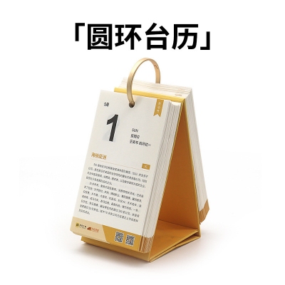 桌面台历摆件创意台历时尚手撕一日一页蛇年台历礼品定制